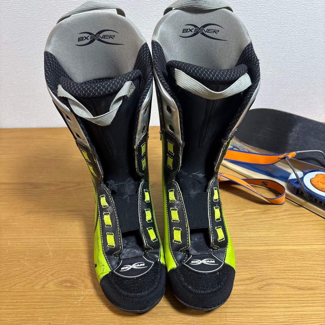 メンズ　ショートスキー　ファンスキーセット　Salomon 26cm ブーツ付