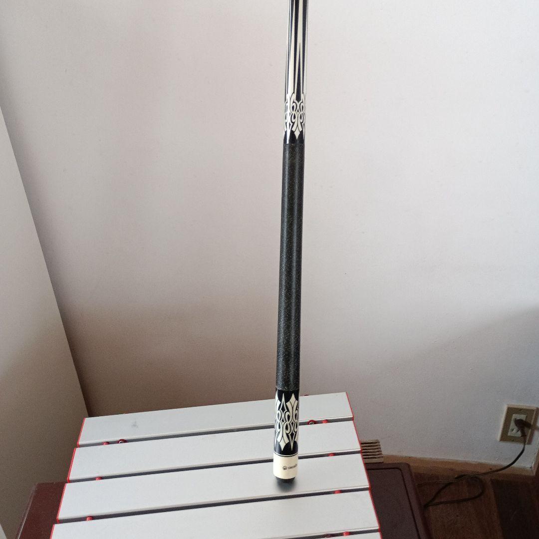 ORCHID ビリヤードキュー 黒白木目