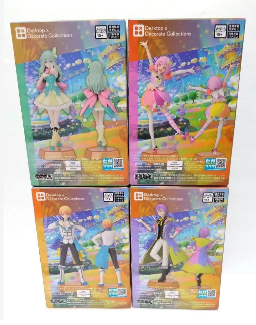 【ワンダショ】フィギュア／劇場版ふわぷち　ミニぬいぐるみ　各４種セット