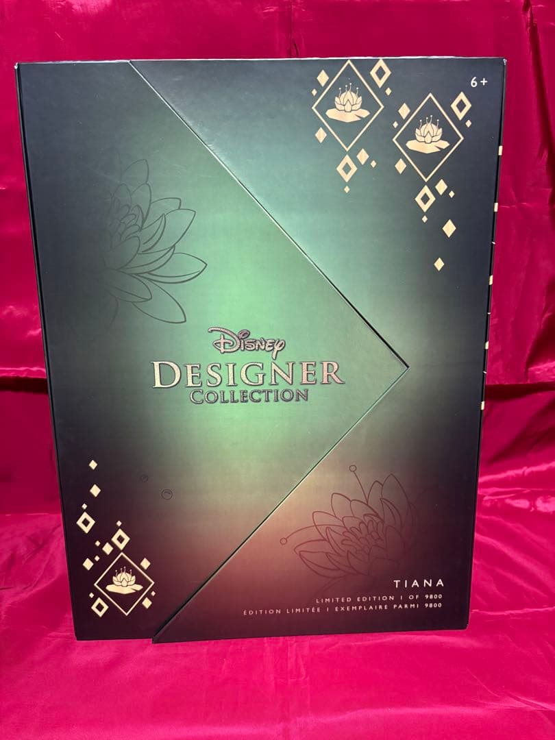 ディズニーストア　デザイナー　人形　ドール　ティアナ　プリンセスと魔法のキス