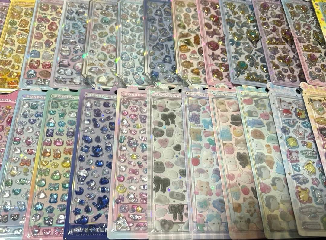 ボンボンドロップ等　シールまとめ売り【82点】