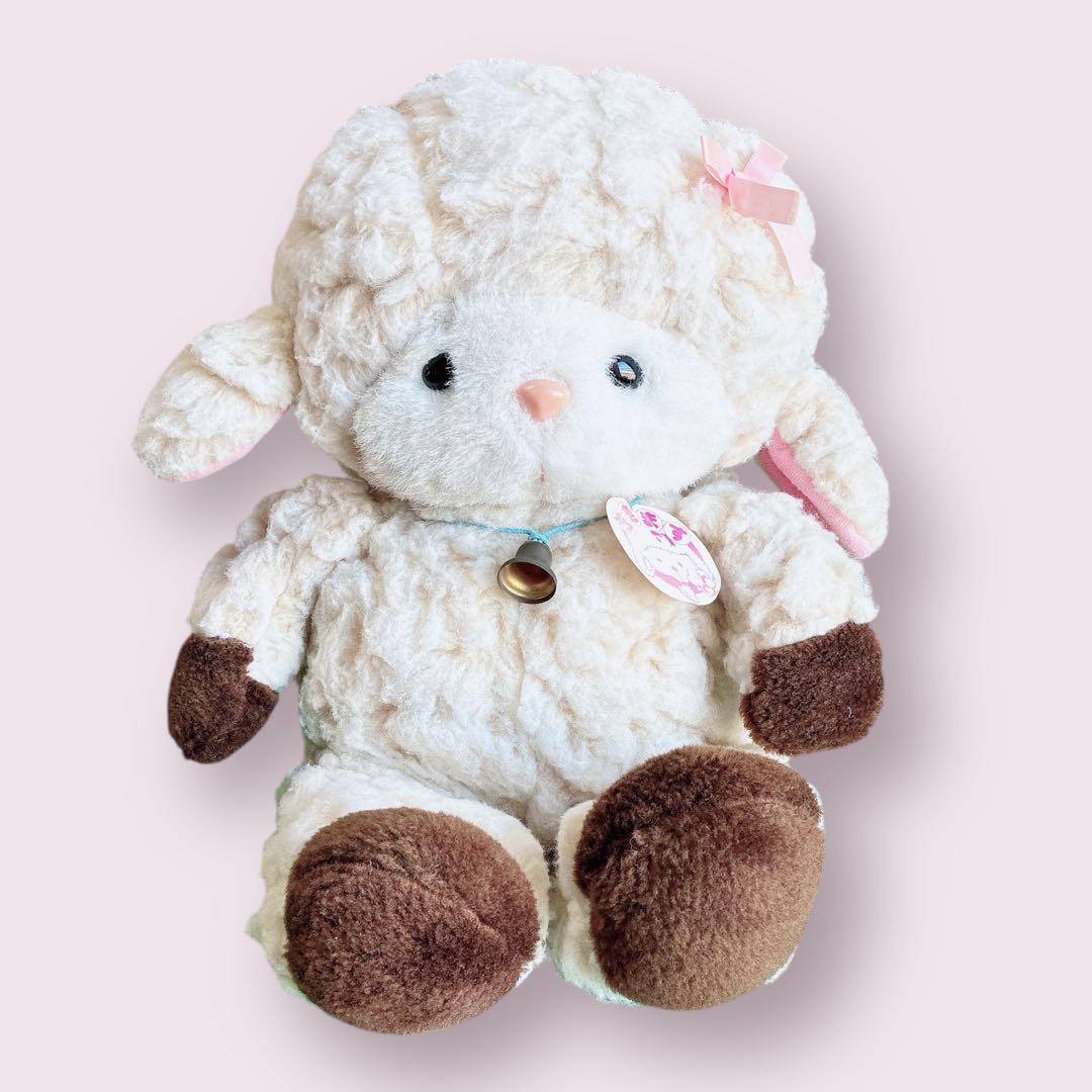 レトロ　ひつじ　ビッグぬいぐるみ