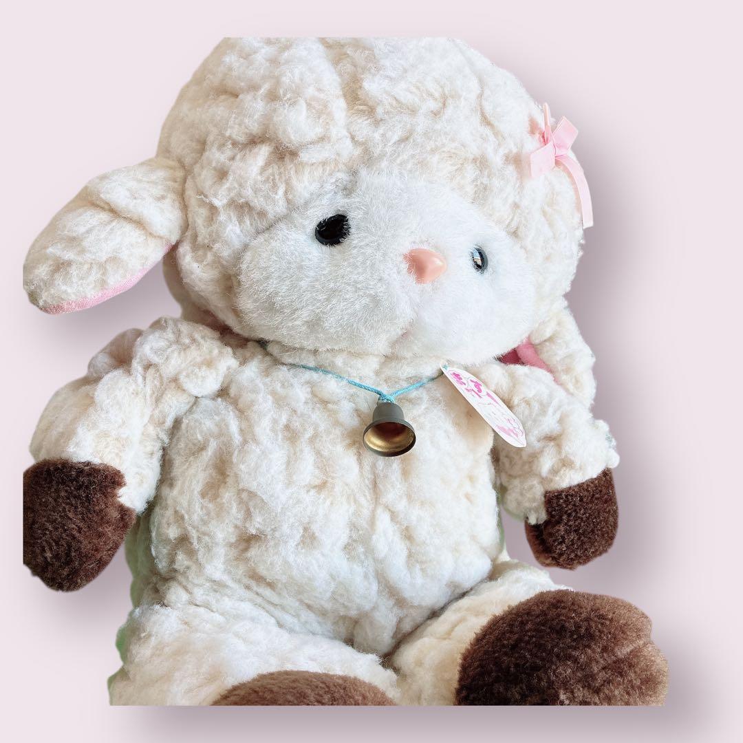 レトロ　ひつじ　ビッグぬいぐるみ