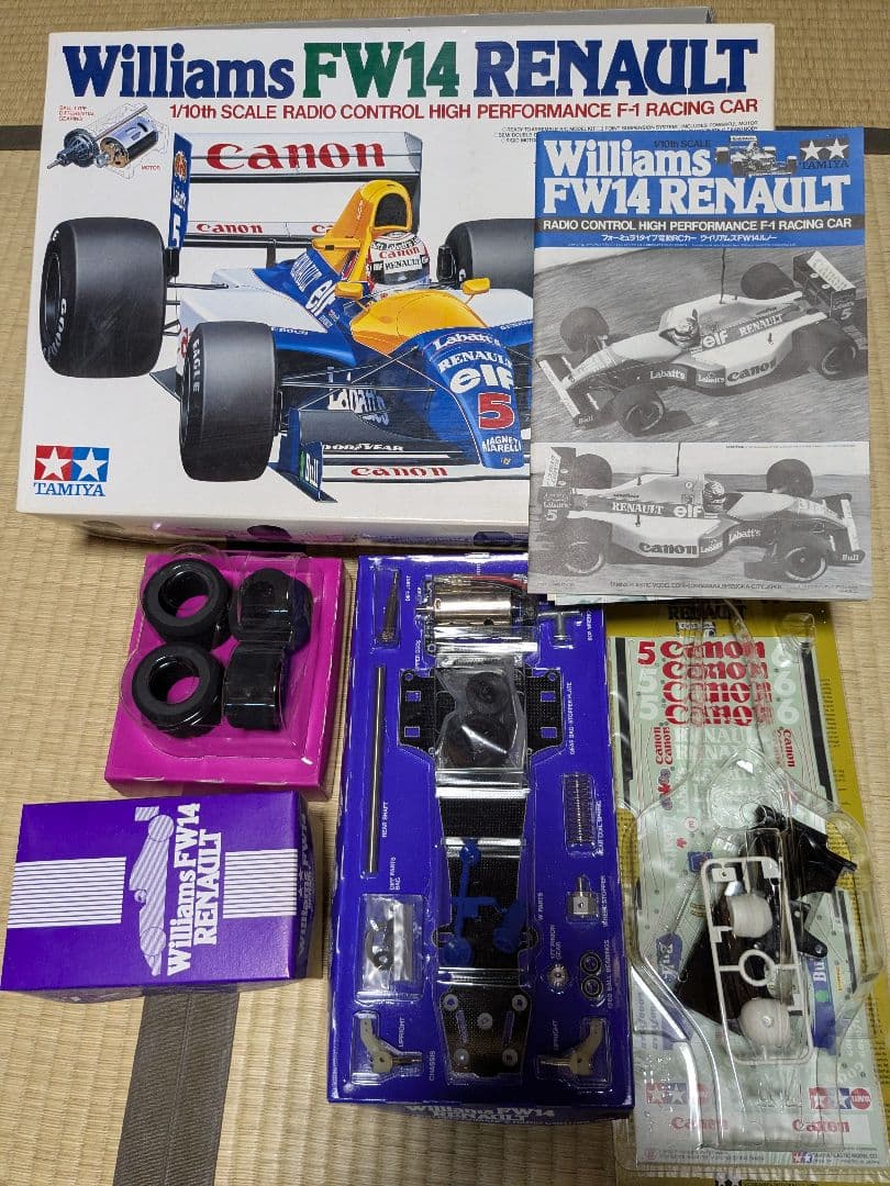 1/10 タミヤ ウイリアムズ FW14 F-1 レーシングカー 当時物 絶版