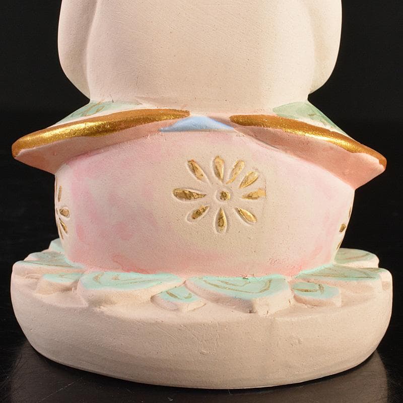 博多人形　人形師　二代　戸畑茂四郎作　「香る観音」　立札付　M　R7156