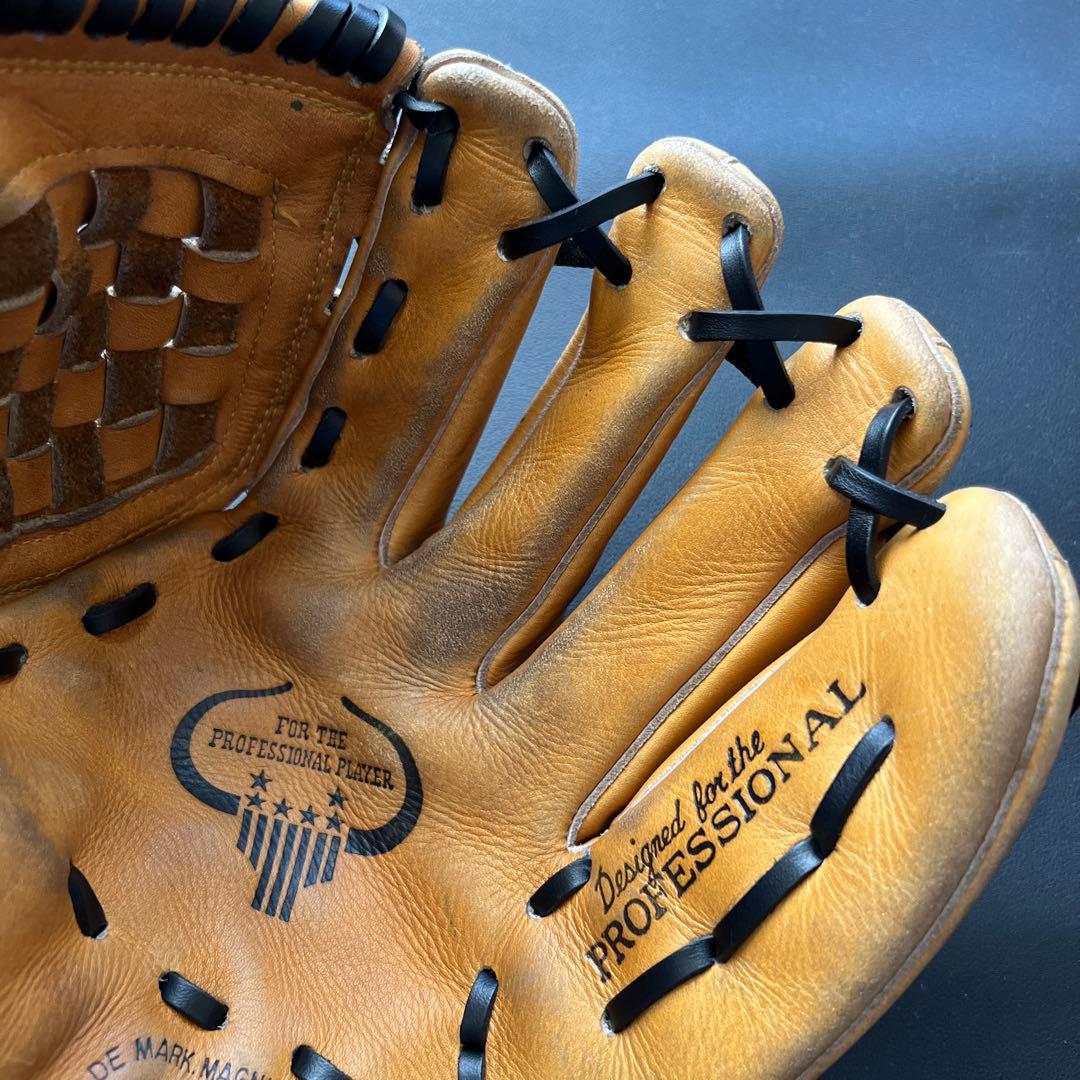 SSK 軟式野球グローブ 全紐交換、グリスアップ済み ヴィンテージ