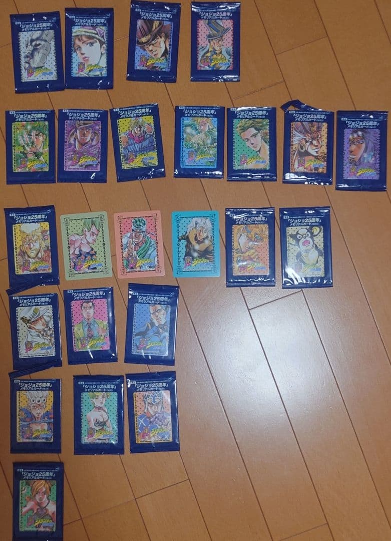 【期間限定出品】ジョジョの奇妙な冒険 25周年メモリアルカードパック24枚