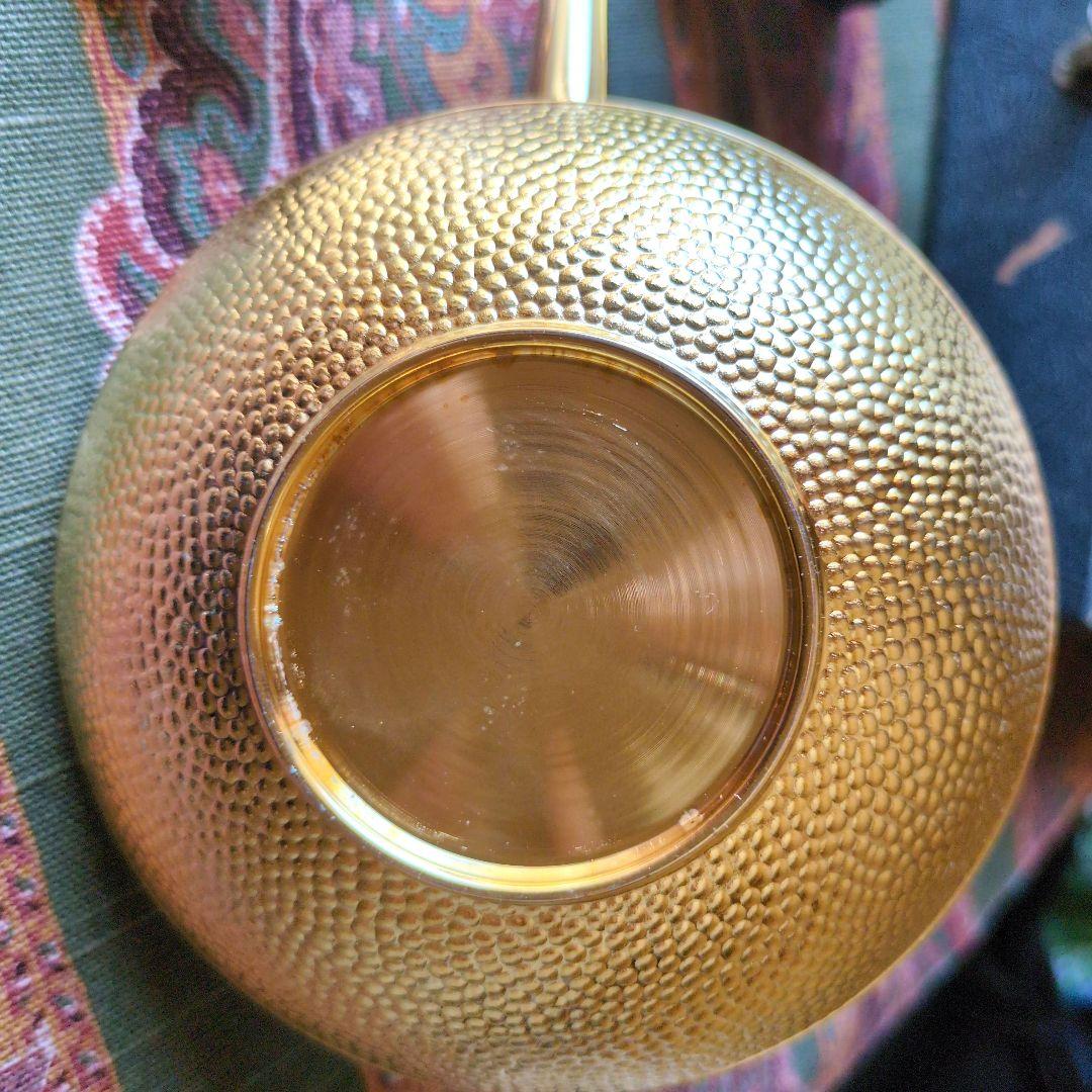 【純金鍍金】寿瓶子