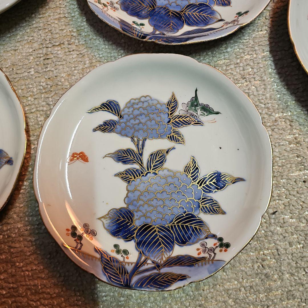 江戸後期から幕末明治の伊万里皿 合計6枚