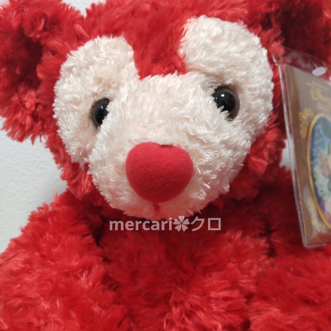 希少！　2003　バレンタイン　ディズニーベア　ダッフィー　WDW　赤　レッド