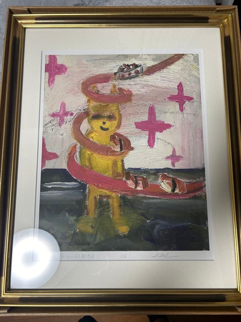 パーラー回転寿司。田中拓馬ビンテージシリーズ　ジクレー人間寿司×ネコうさぎ