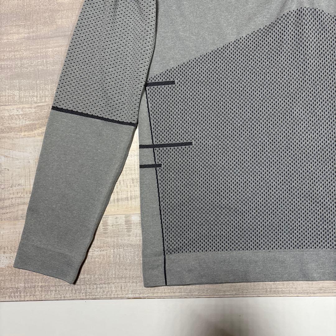 J.リンドバーグ★ビッグロゴ★薄手ストレッチ★ハーフジップ【メンズ サイズL】