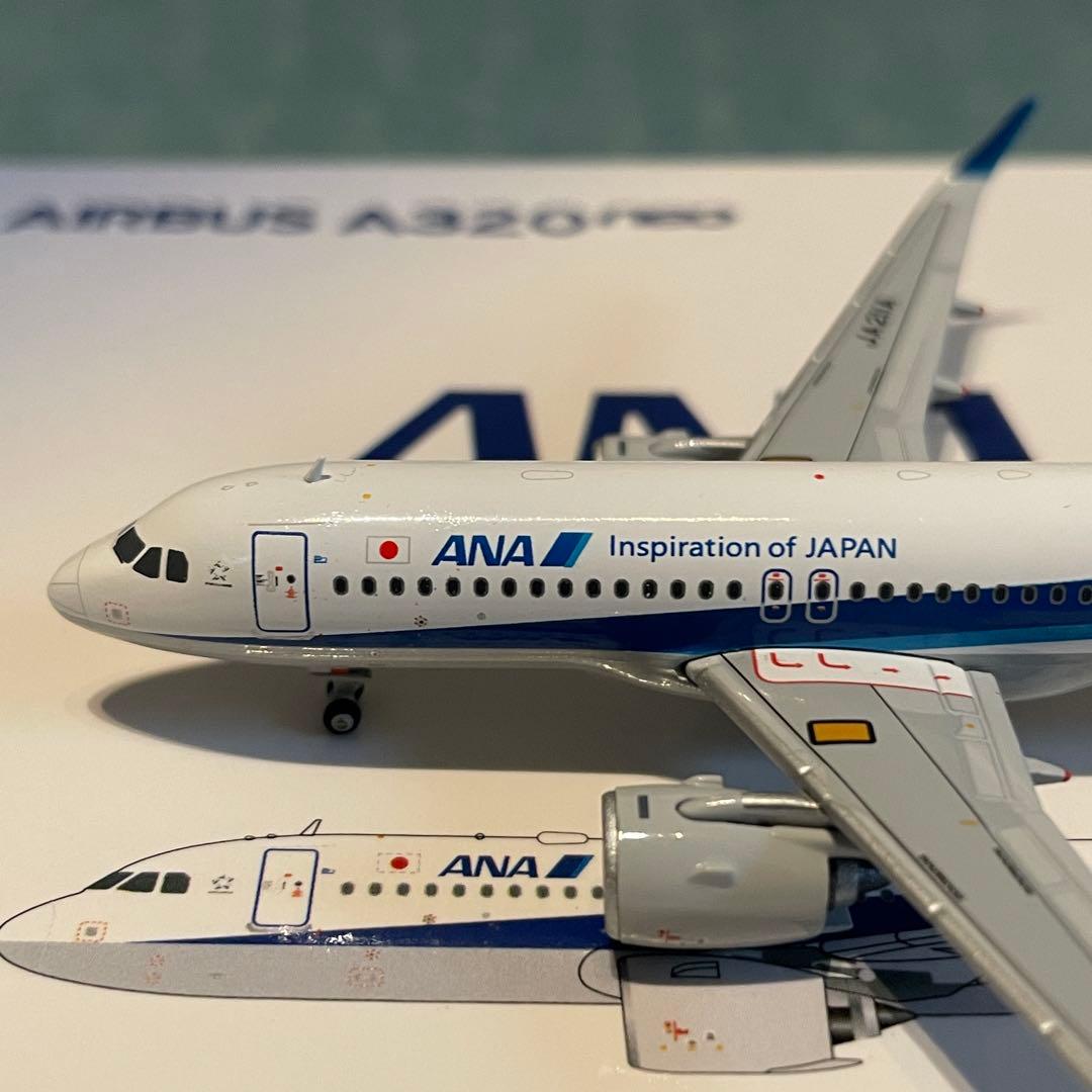 ANA A320neo JA211A 全日空 エアーバス jc 1:400