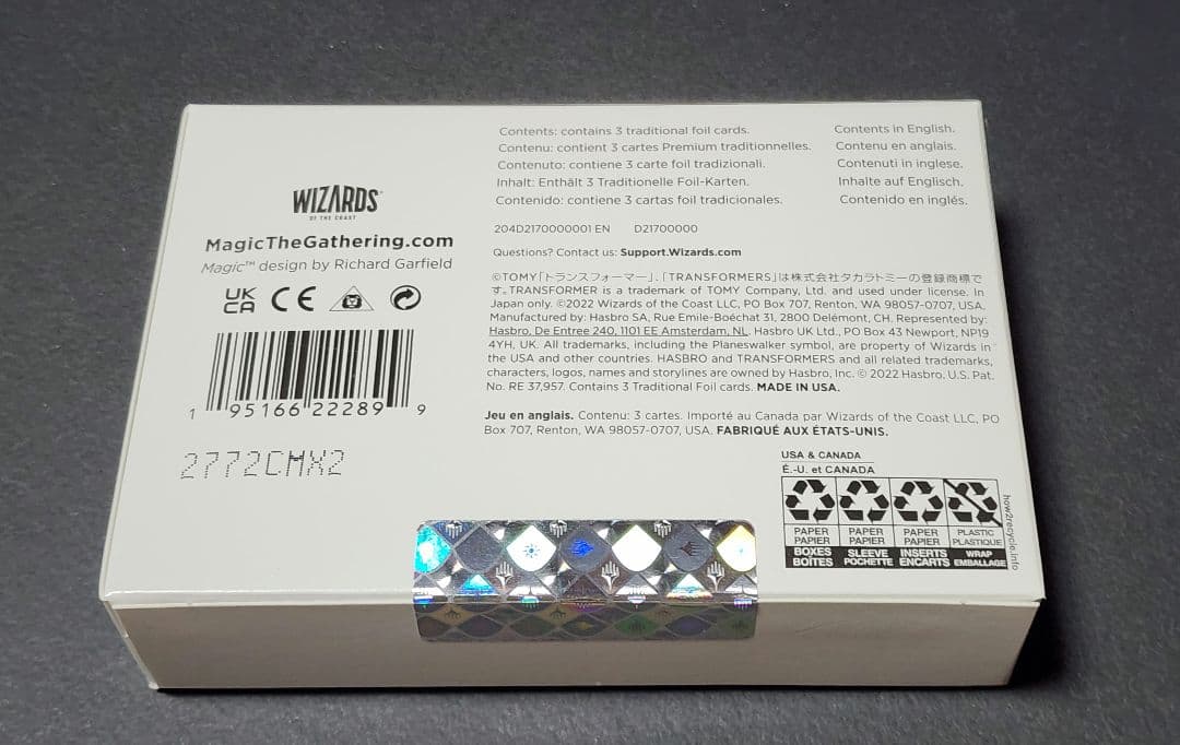 MTG　Optimus Prime vs. Megatron Foil