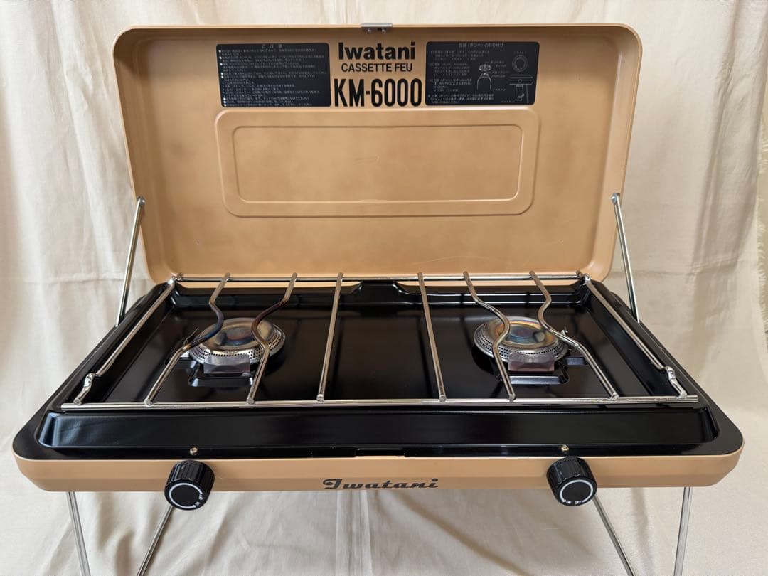 イワタニ　カセットフーツインバーナー　CB-6E KM-6000 ケース付き