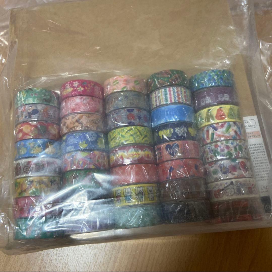 東急ハンズ　マスキングテープケース　マスキングテープ40個セット　マステ　収納