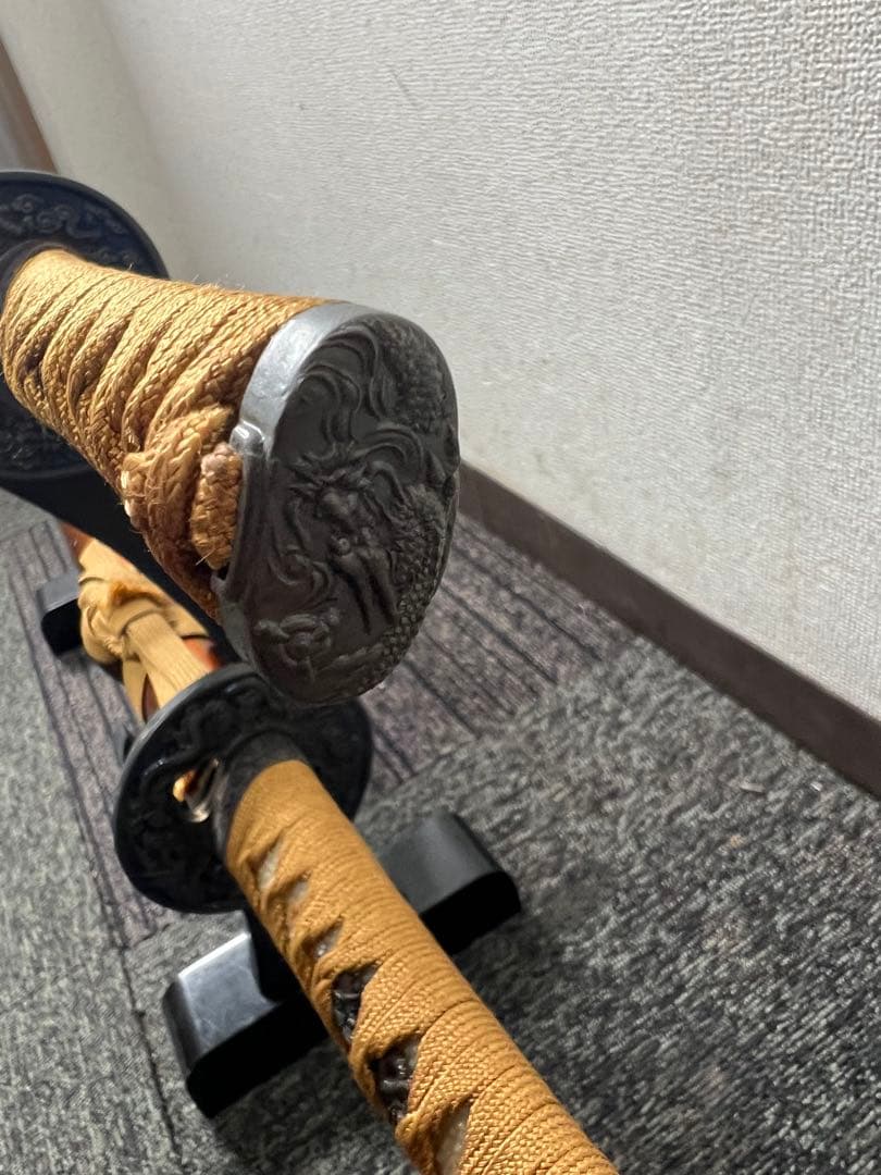 模造刀　2点　刀掛け