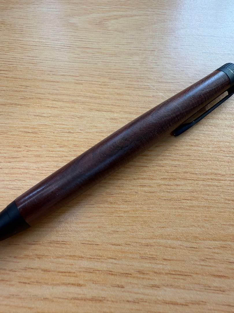 YkU工房 サイアミーズローズウッド マイクロカーリー 木軸シャーペン0.5mm