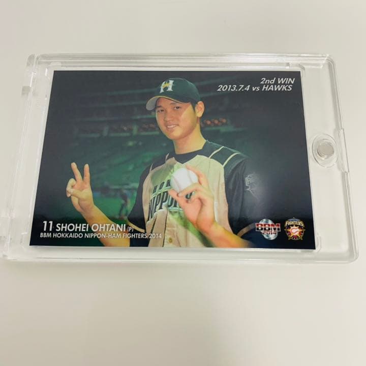 【超貴重】BBM 2013 大谷翔平 プロ２勝目 記念カード