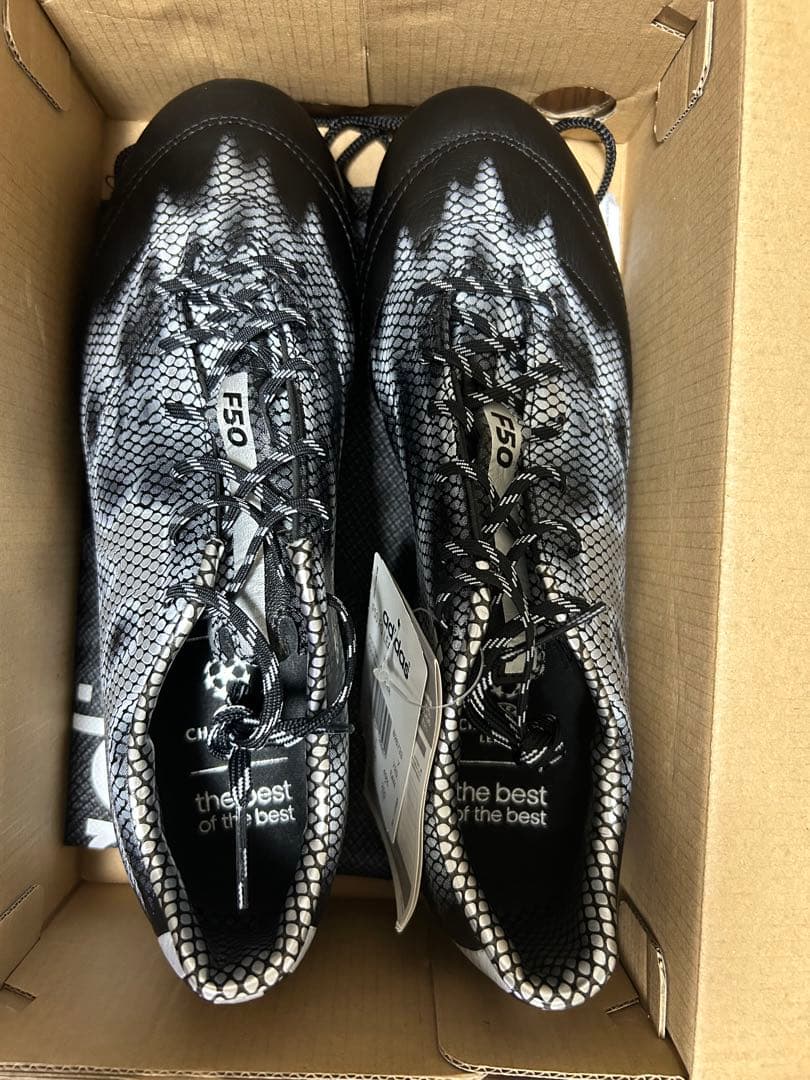 アディダス サッカースパイク アディゼロ F50 FG LEA 25.5cm