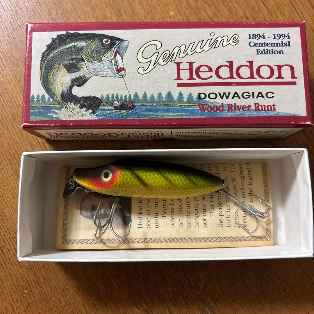 ルアー・フライ Heddon DOWAGIAC Wood Rivaer Runt