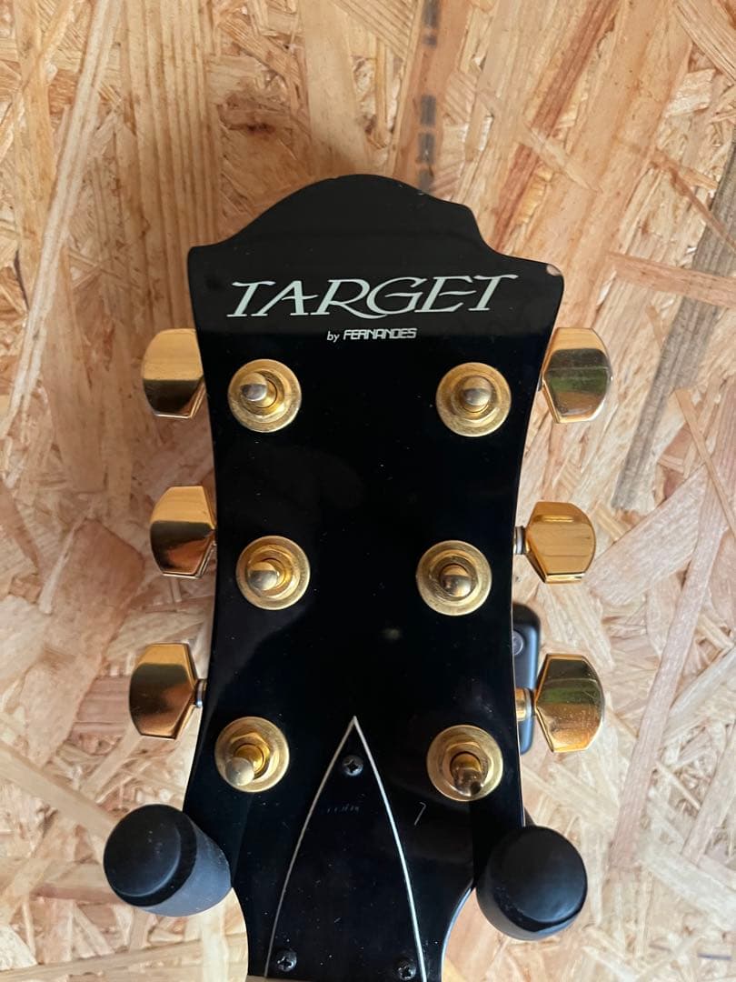 TARGET ギター レッド/オレンジグラデーション　hide モッキンバード