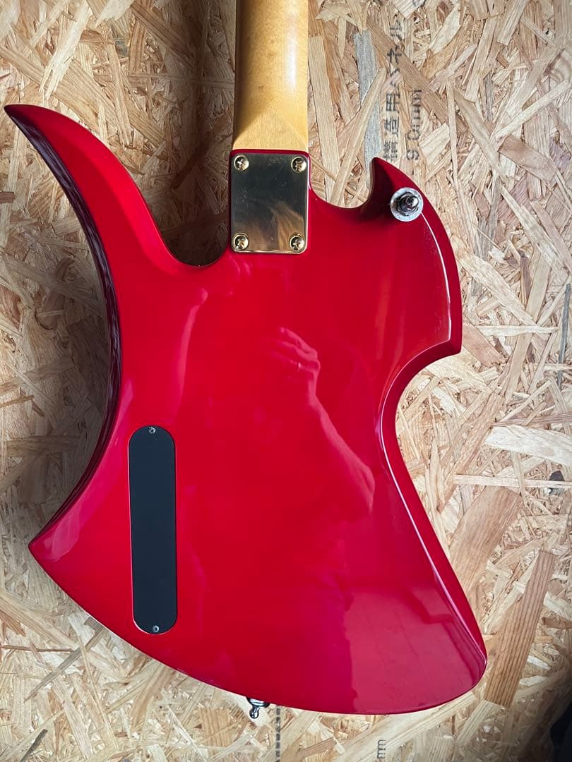 TARGET ギター レッド/オレンジグラデーション　hide モッキンバード