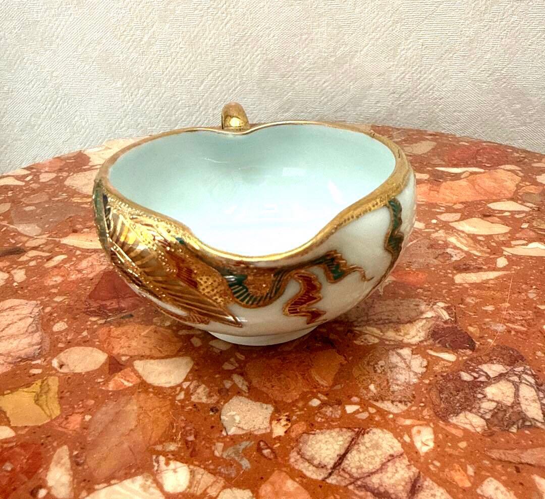 ☆美品高級アンティーク 骨董 茶器セット ぐい呑み 希少 金彩 京焼、清水焼⁉️