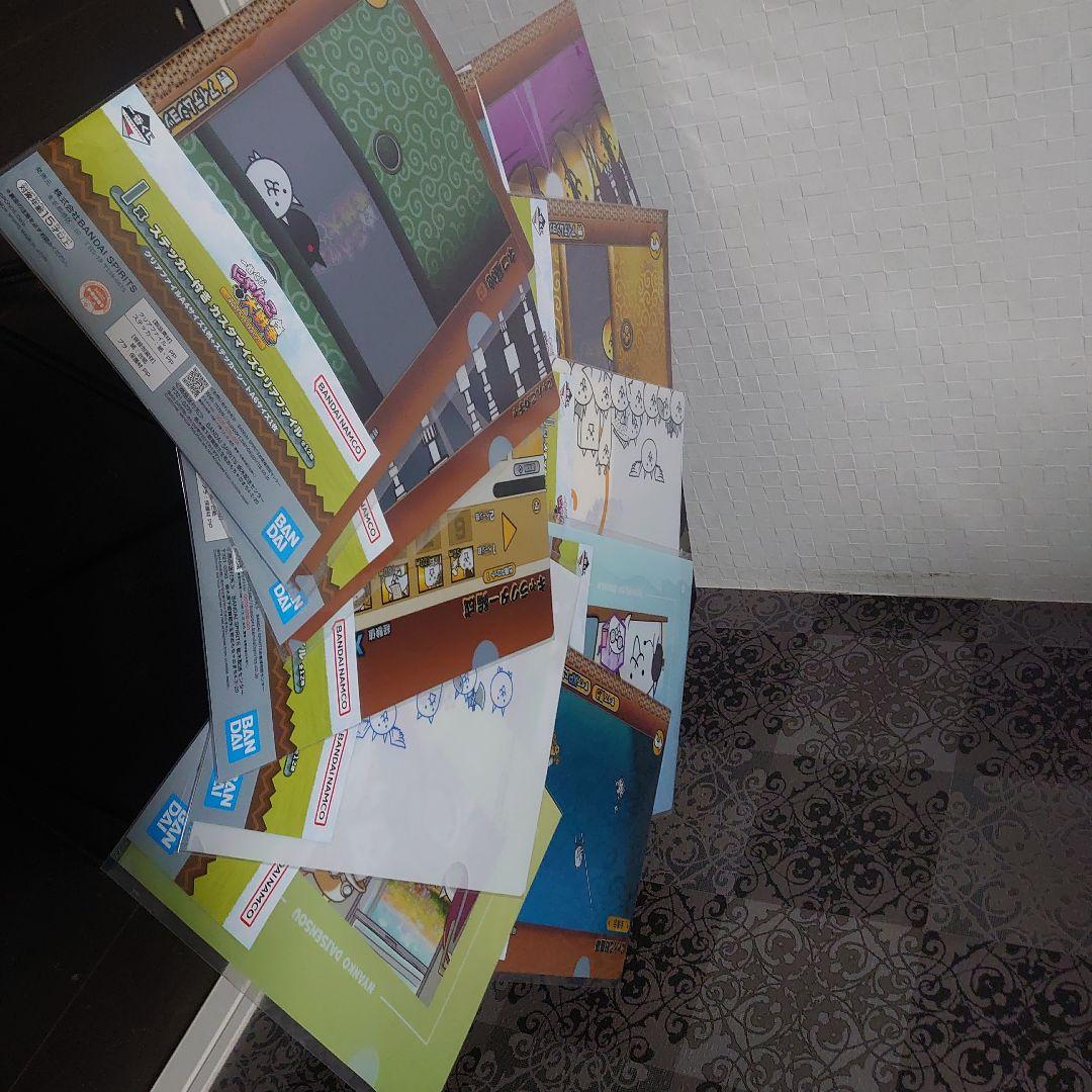 一番くじ にゃんこ大戦争 A賞 ネコムート I賞クリアファイル 10枚