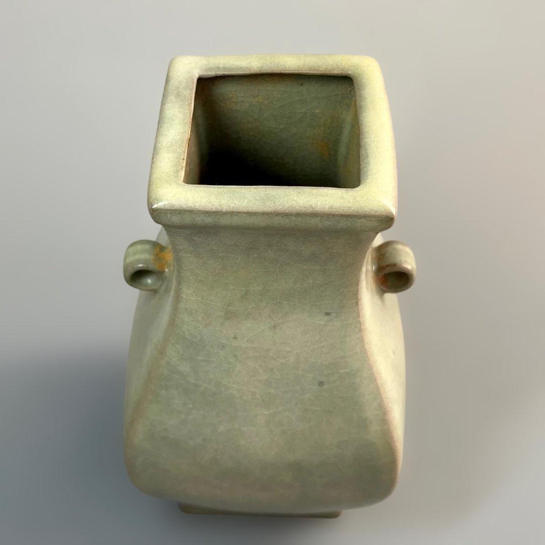 唐物 越州窯 青磁瓶 中国美術 古玩 SH89