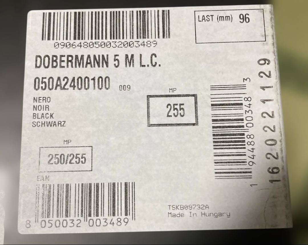 23/24 新品NORDICAドーベルマン5M LC 25.5cm