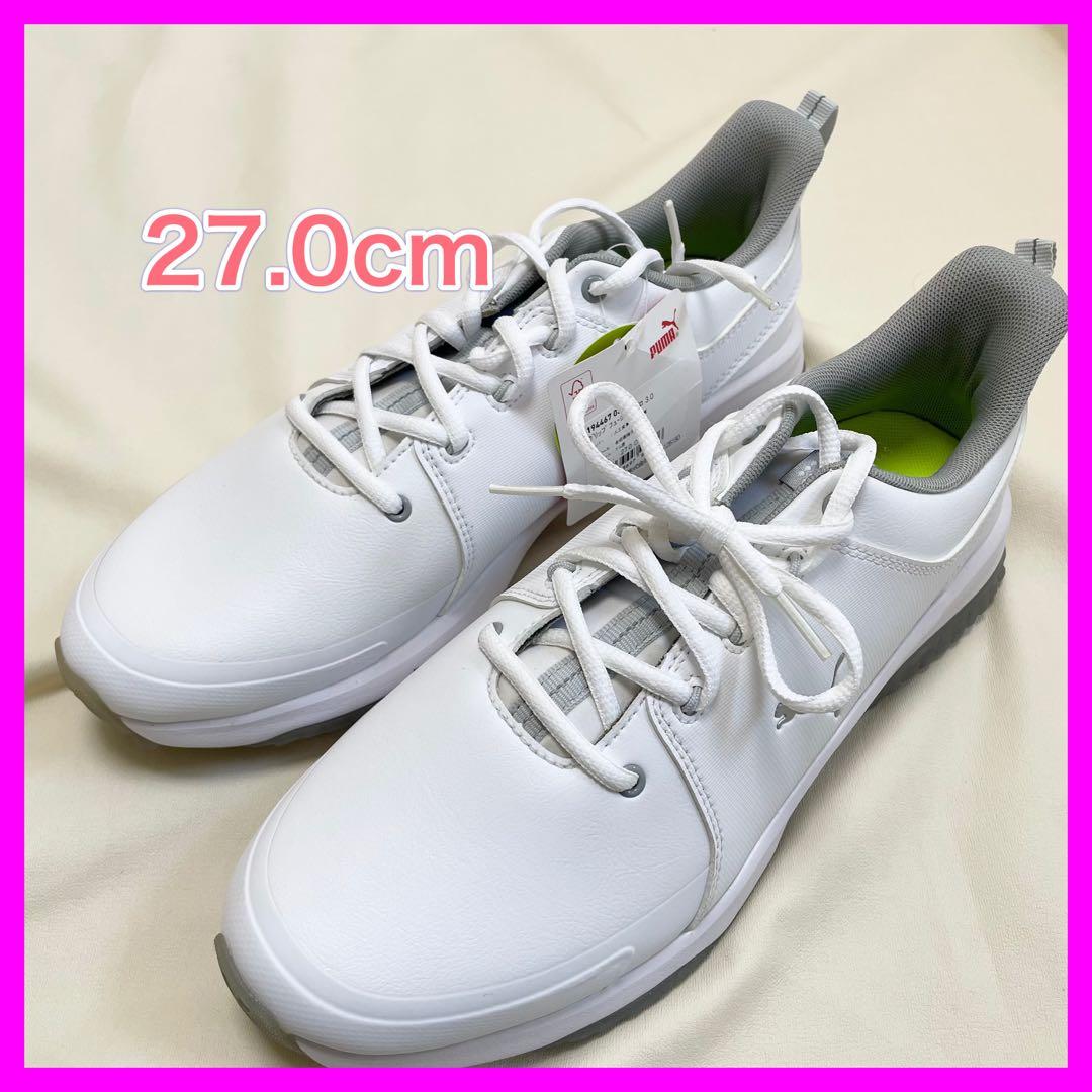 【未使用】 プーマ ゴルフ グリップ フュージョン プロ 3.0 27.0 白