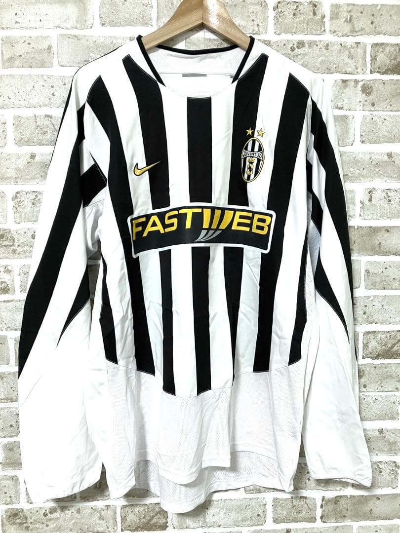 【24時間以内/匿名配送】ナイキ ユヴェントスFC 長袖 ユニフォーム Lサイズ