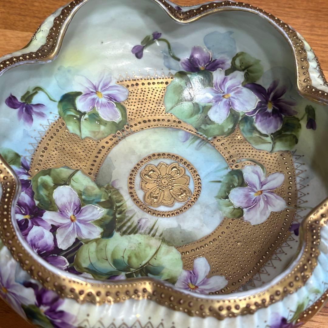 金彩アンティークマイセン　可愛いお皿