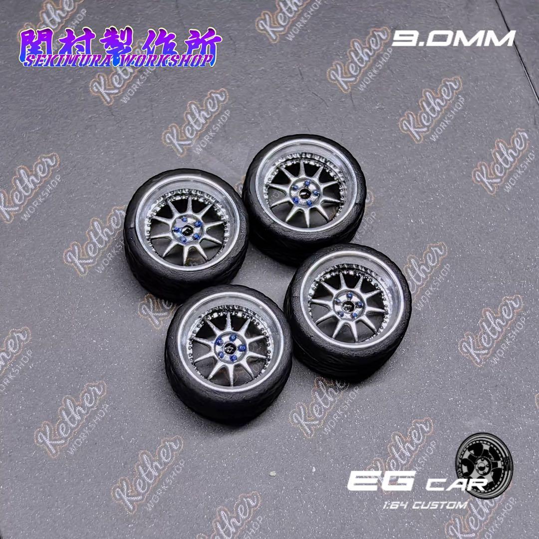 1/64 EGwheels SSR SP3風ホイール ミニカートミーテック