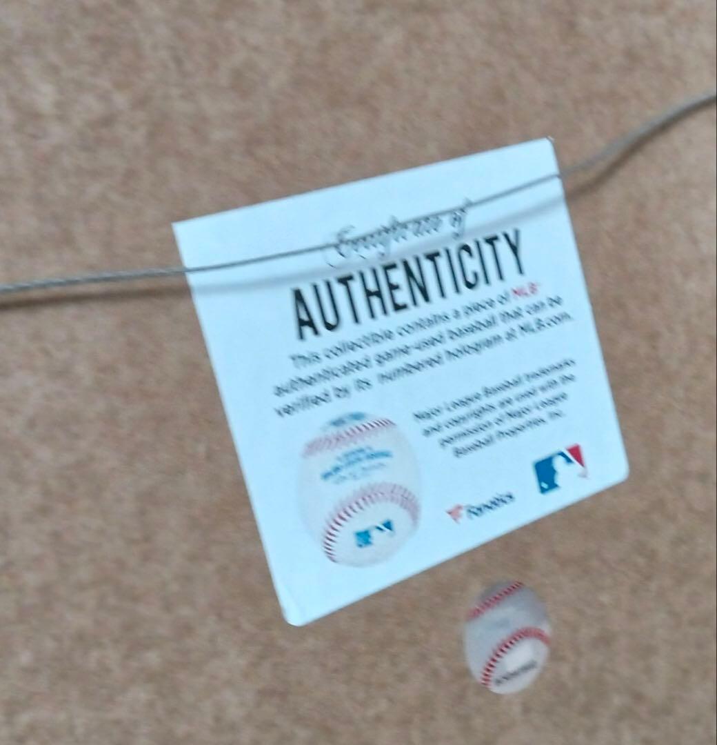 MVP獲得記念　大谷選手 実使用ボールピース フォトフレーム MLB