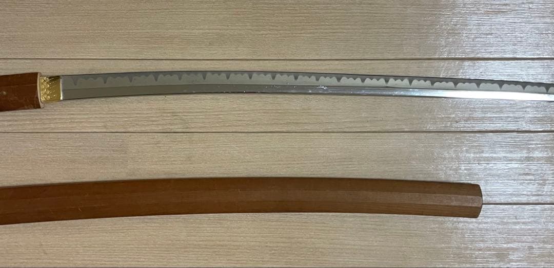 模造刀　居合刀　白鞘　太刀　武具　b523