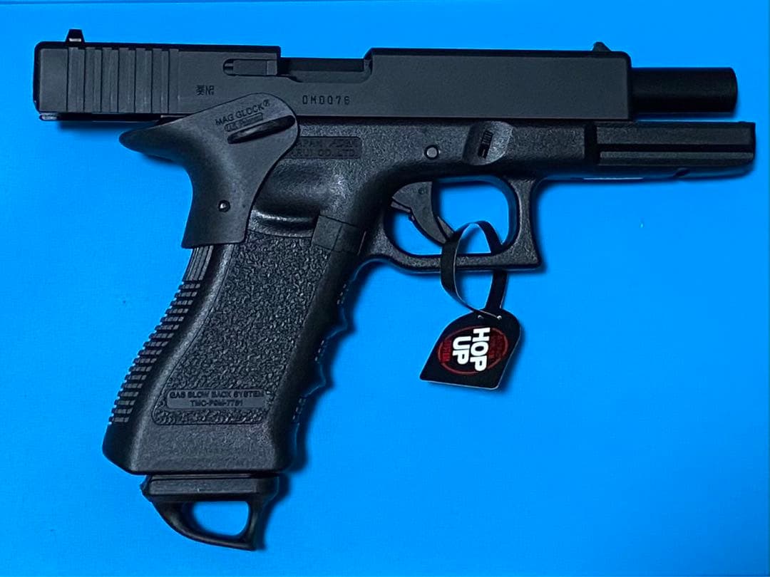 ホルスター付き★美品 東京マルイ グロック17 GBB★新品マガジンバンパー他付