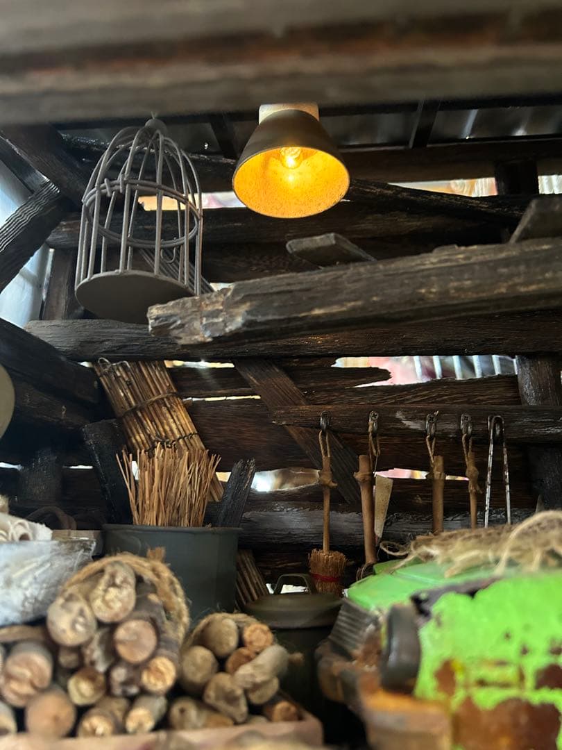 一点物‼️昭和レトロ　小屋　ジオラマ　ミニチュア