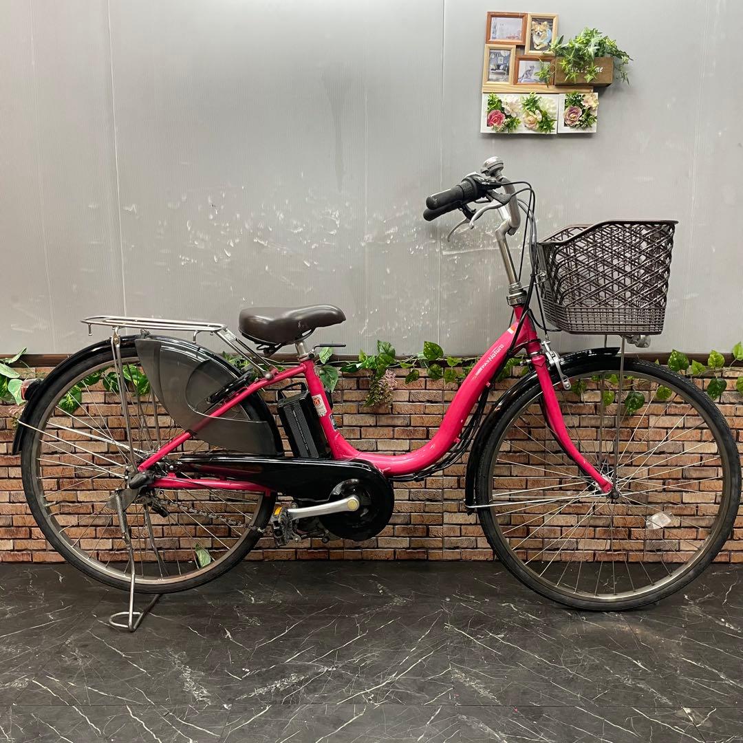 【165】電動自転車 YAMAHA PAS Natura ピンク 26インチ