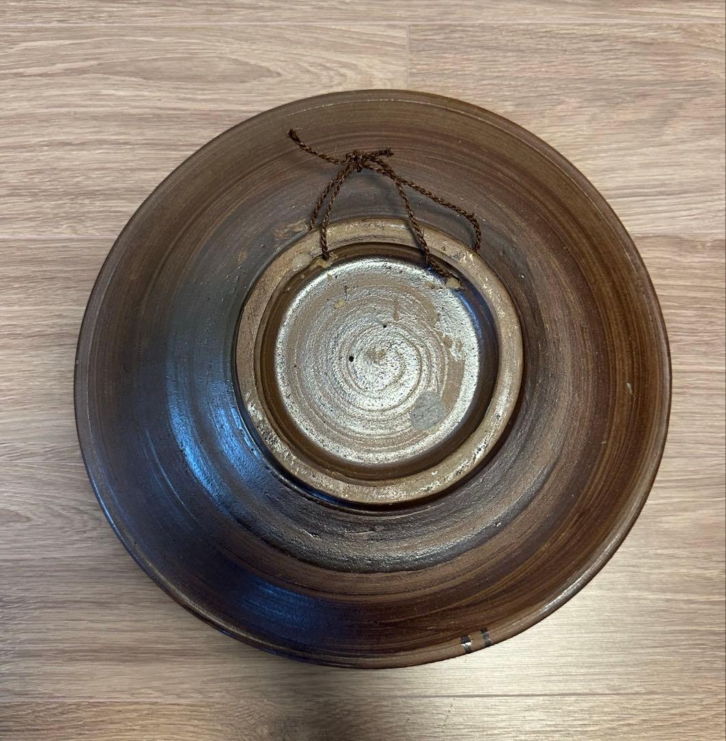 陶芸家名 故 島袋常明 絵皿 龍 鬼 船 魔除 開運 骨董品 古美術 琉球