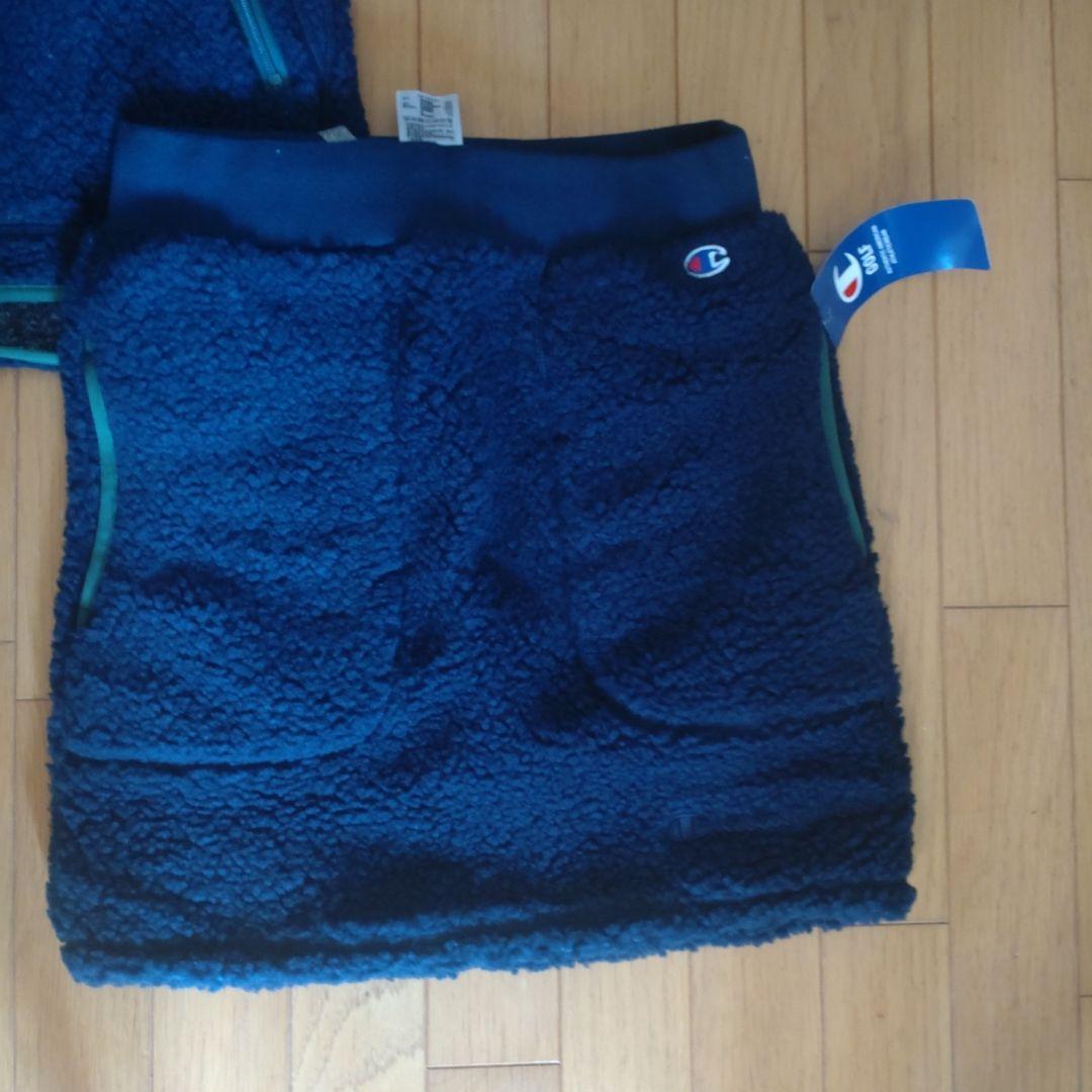 Champion フリース ベスト スカート セット L