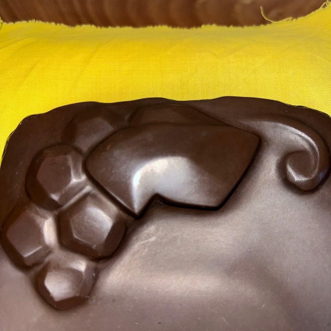 ⭕️赤間硯　名工　堀尾卓司　みのり文研　新品美品　希少　特殊硯　女性好み