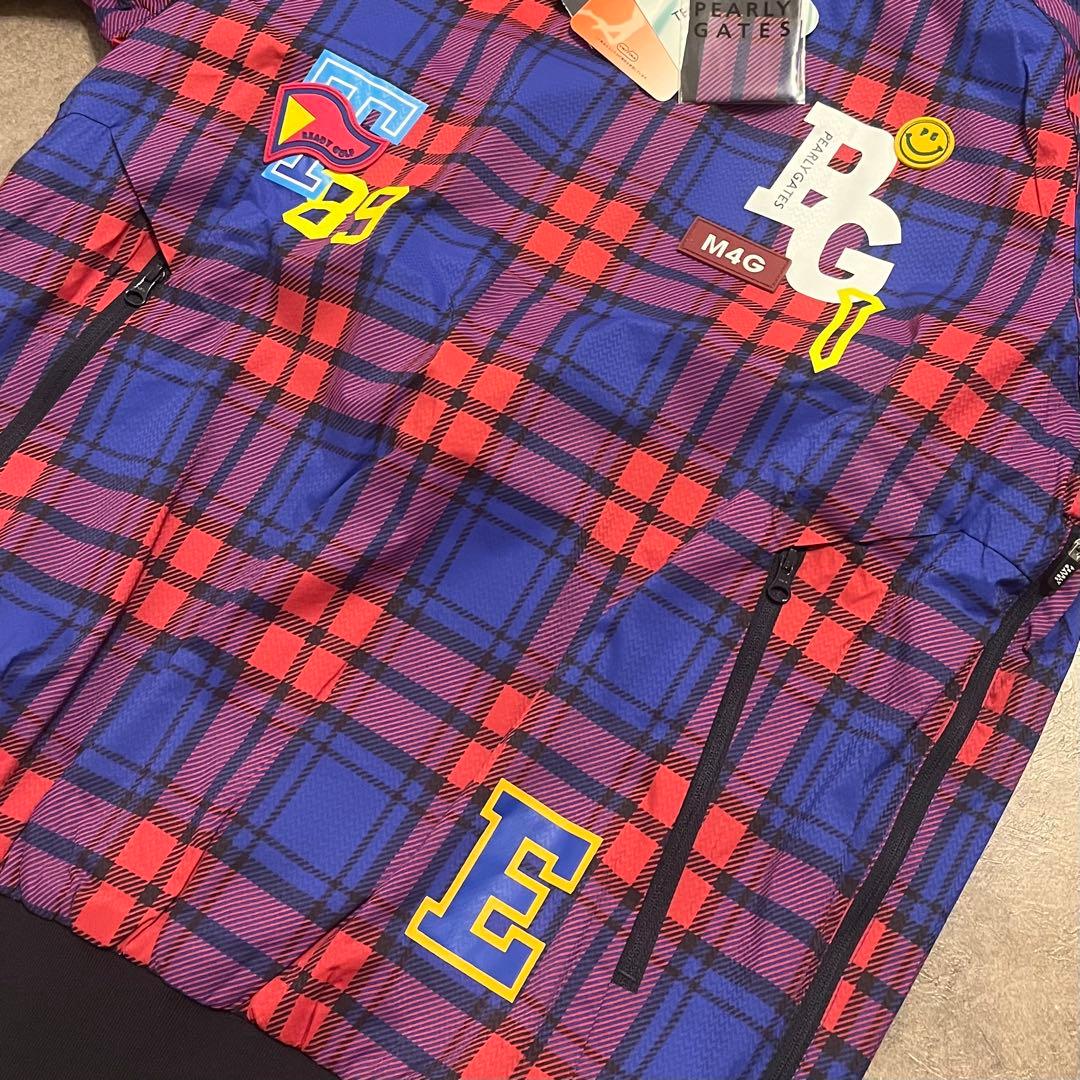 新品 定価61,600円 パーリーゲイツ ナイロンストレッチハニカム Rチェック