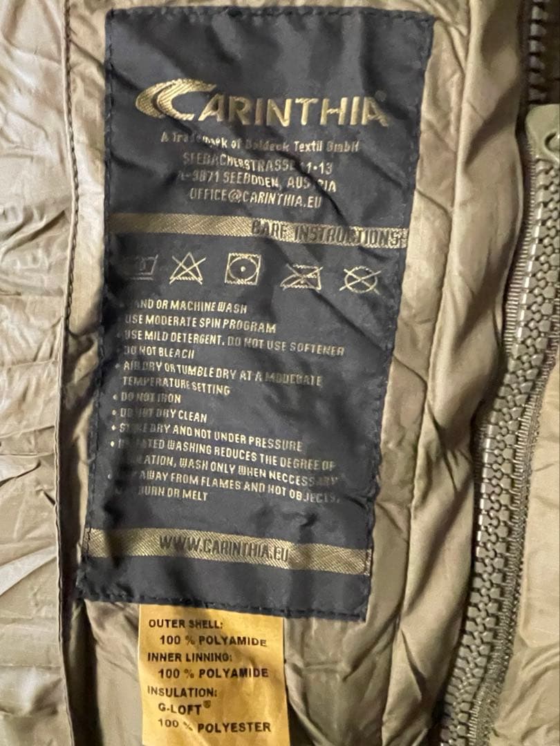 本日限定特価 未使用レア品 純正ライナー付 カリンシア ディフェンス6 Lサイズ