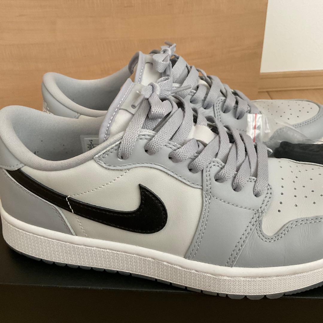 【極美品】ナイキ ジョーダン1 ゴルフ ウルフグレー 27㎝