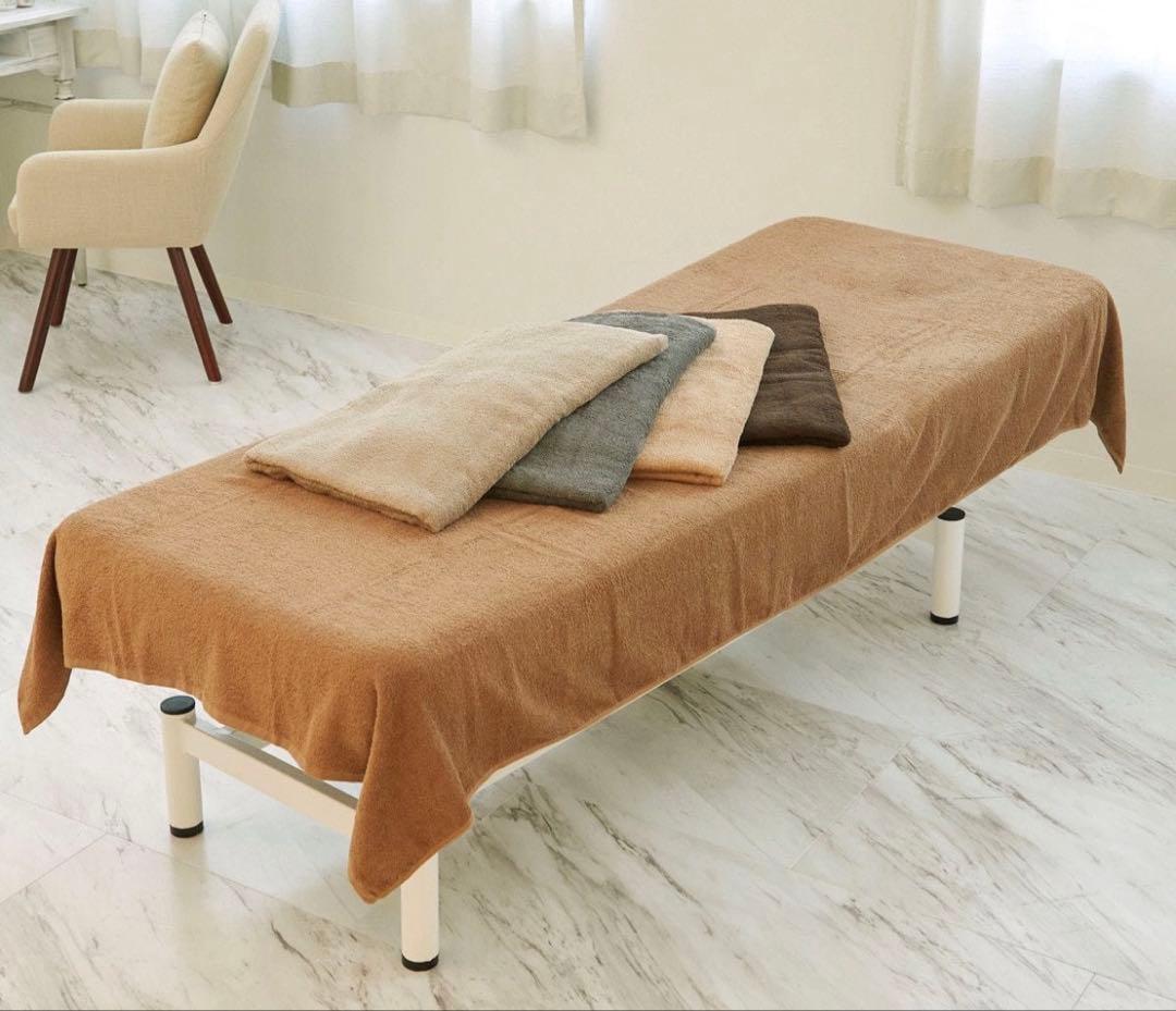 楽ECOパイル地特大タオルシーツSP 110×220cm（ダークブラウン）