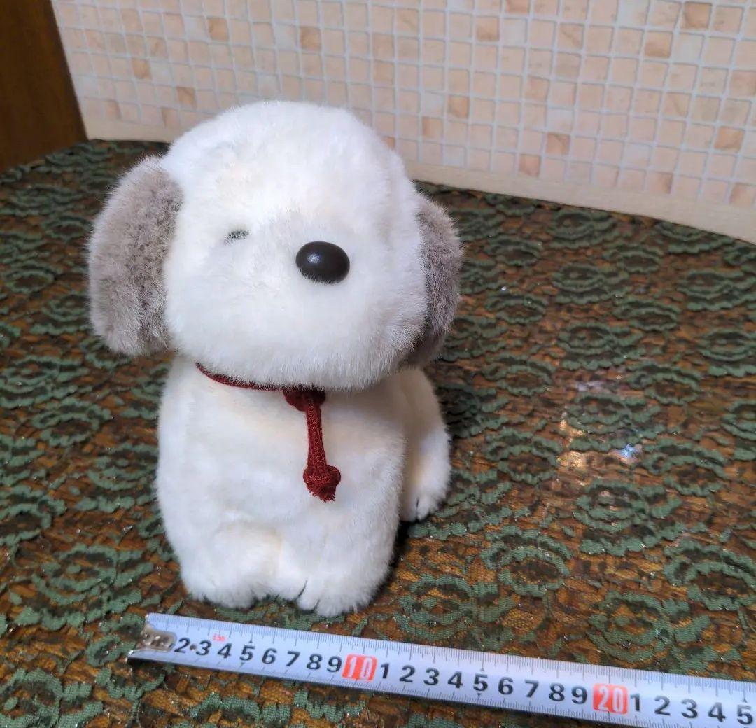 オリエンタルトーイ・うめ吉・犬のぬいぐるみ・かわいいお顔・昭和レトロわんこエモい