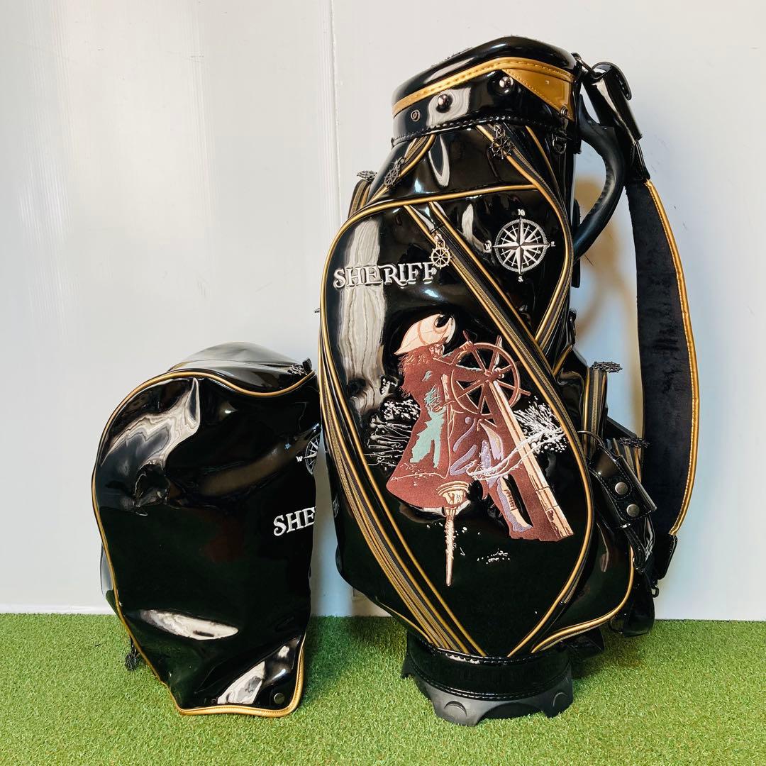 SHERIFF シェリフ キャディバッグ ツアーモデル 3点式 9.5型