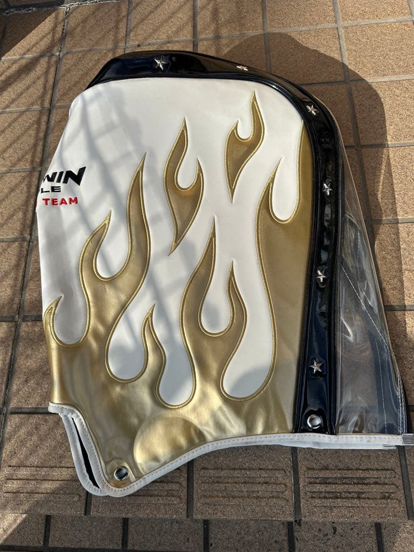 兄〜！　winwinstyle ゴルフキャディバッグ　フード付き